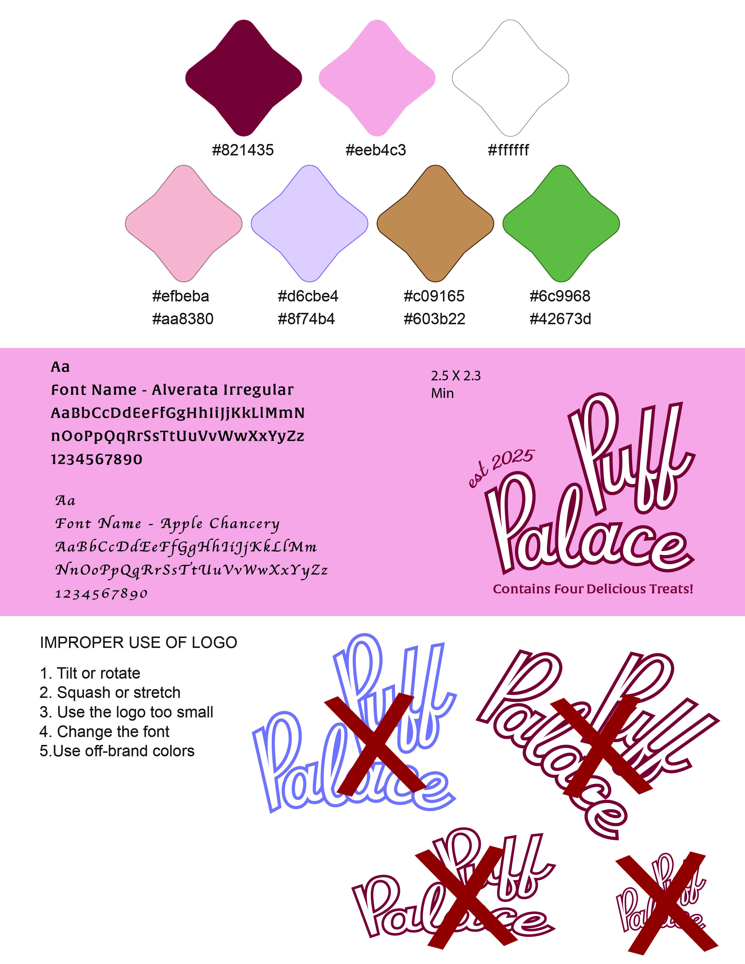 Puff Palace brand guide photo 2